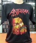 Anthrax - Fistful Of Metal (Camiseta Manga Curta - Tamanho G/Importada)